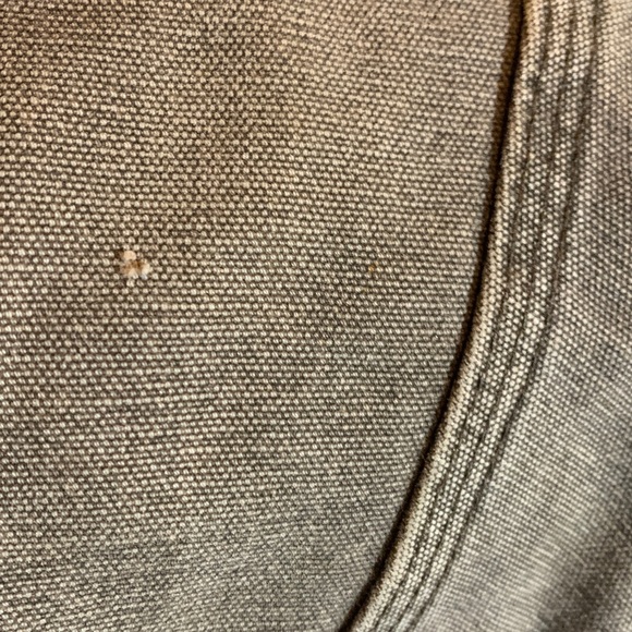 Carhartt Vintage Dark Brown Distressed Coat with Hood Size L - Picture 6 of 8